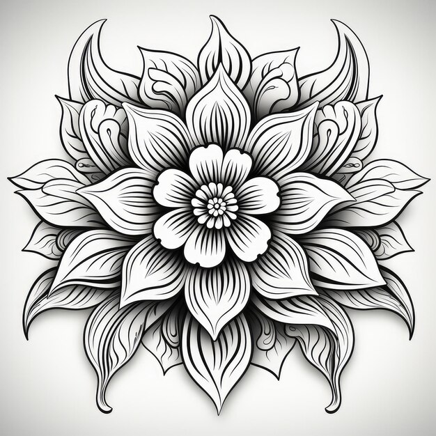 Mandala Lotus Flower Tattoo Images - Free Download on Freepik